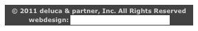 © 2011 deluca & partner, Inc. All Rights Reserved webdesign: www.scheithauer-design.de